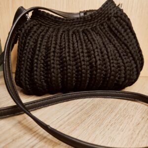 Bolsa de Crochê - Ponto Espinha de Peixe