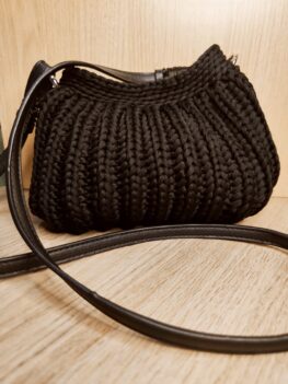 Bolsa de Crochê - Ponto Espinha de Peixe